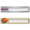 Orion Full Color Metallic Window Name Plate (2"x10")